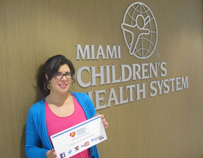 Romina Herrera, who majored in digital media studies, is now the Web Content Coordinator for Miami’s Children’s Health System. 