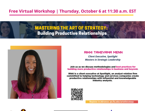 Workshop: Mastering the Art of Strategy – Building Productive Relationships