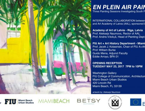 En Plein Air Painting—Three Painting Sessions Investigating South Florida Landscapes