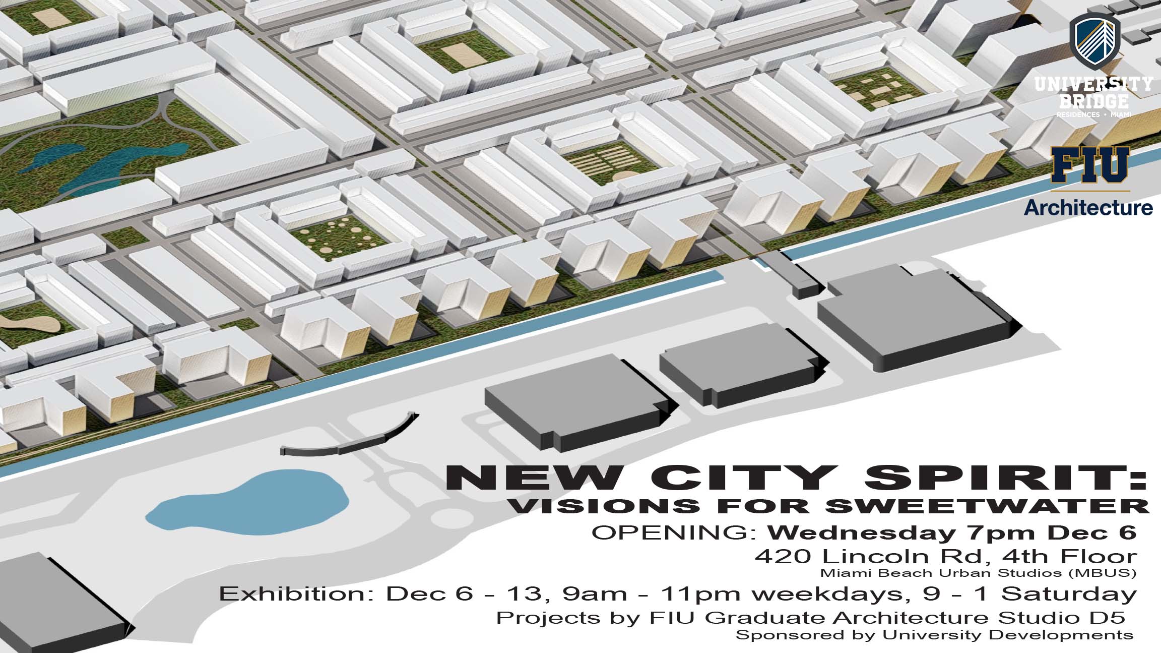 Opening Reception: "New City Spirit": Visions for Sweetwater, Florida. An exhibition of works by ...
