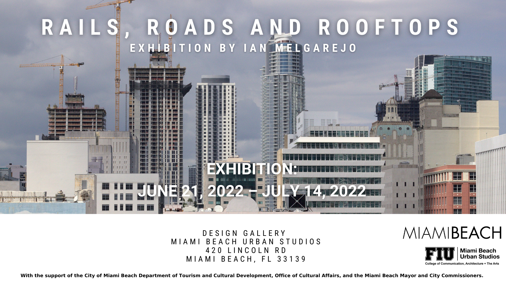 Ian Melgarejo Exhibition flyer