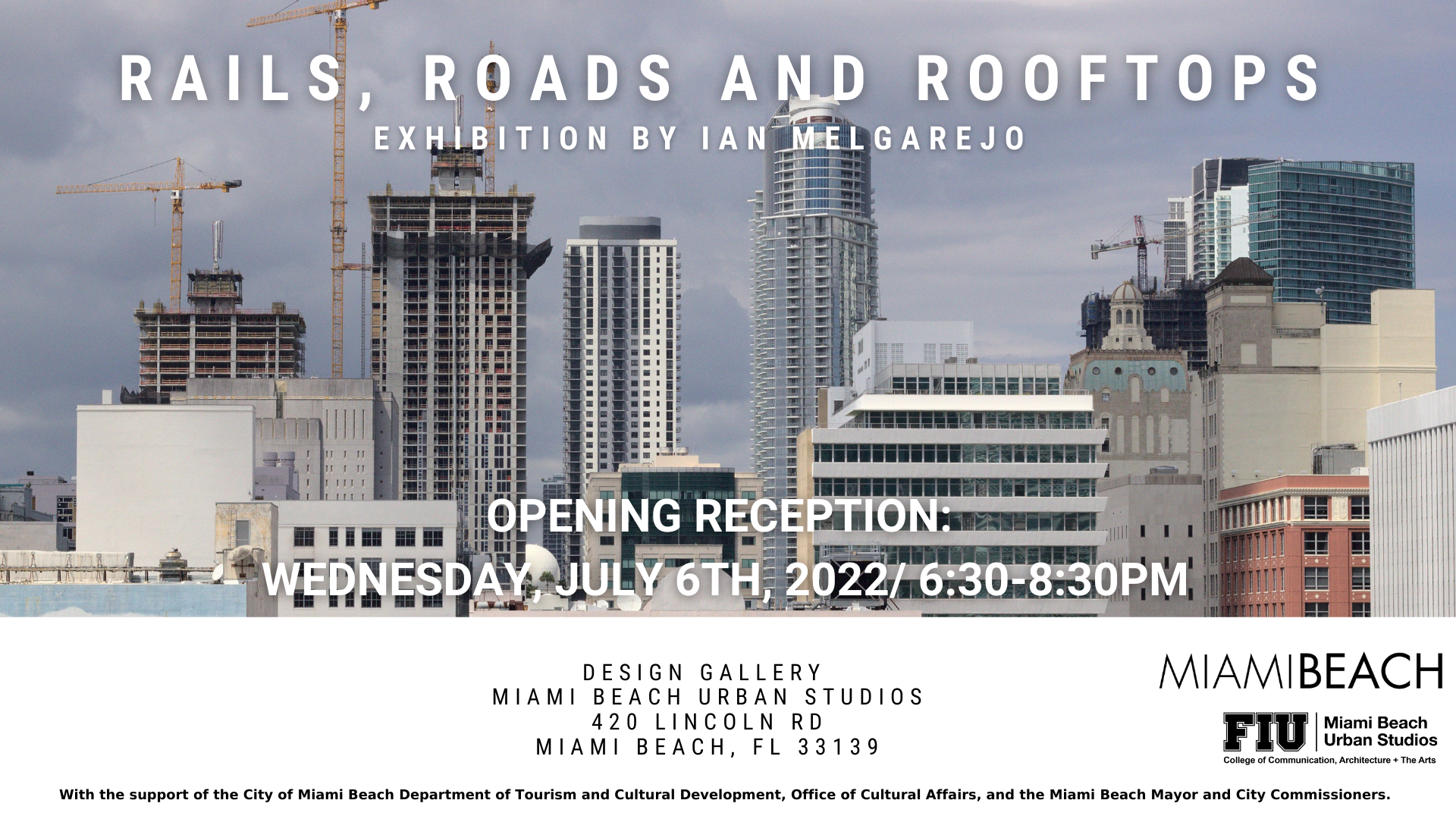 Ian Melgarejo opening reception flyer