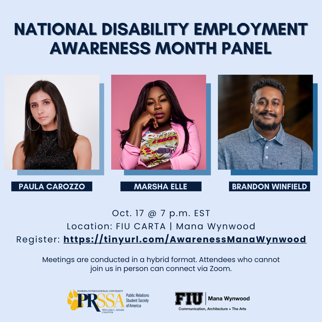 National Disability Employment Awareness Month Panel 10.17.22