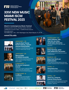 XXVI New Music Miami ISCM Festival 2023 1