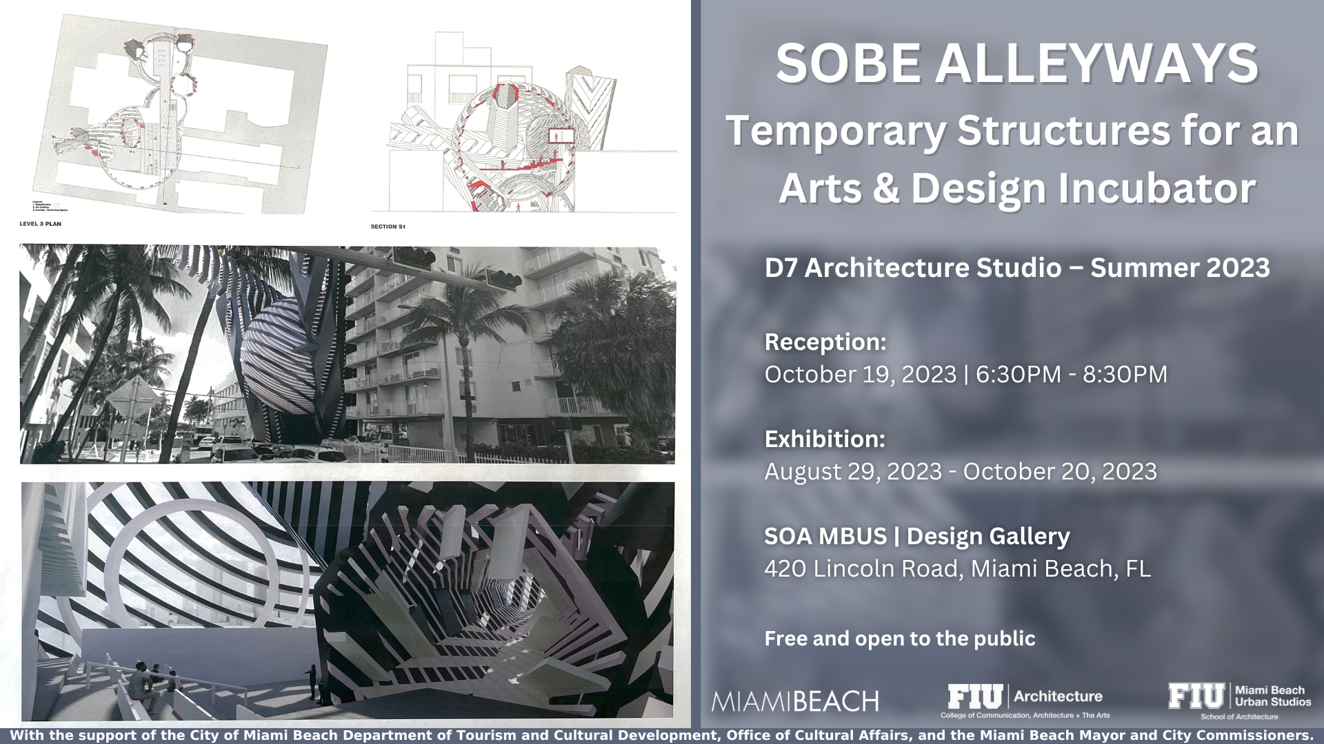 SOBE ALLEYWAYS Temporary Structures for an Arts & Design Incubato (2)